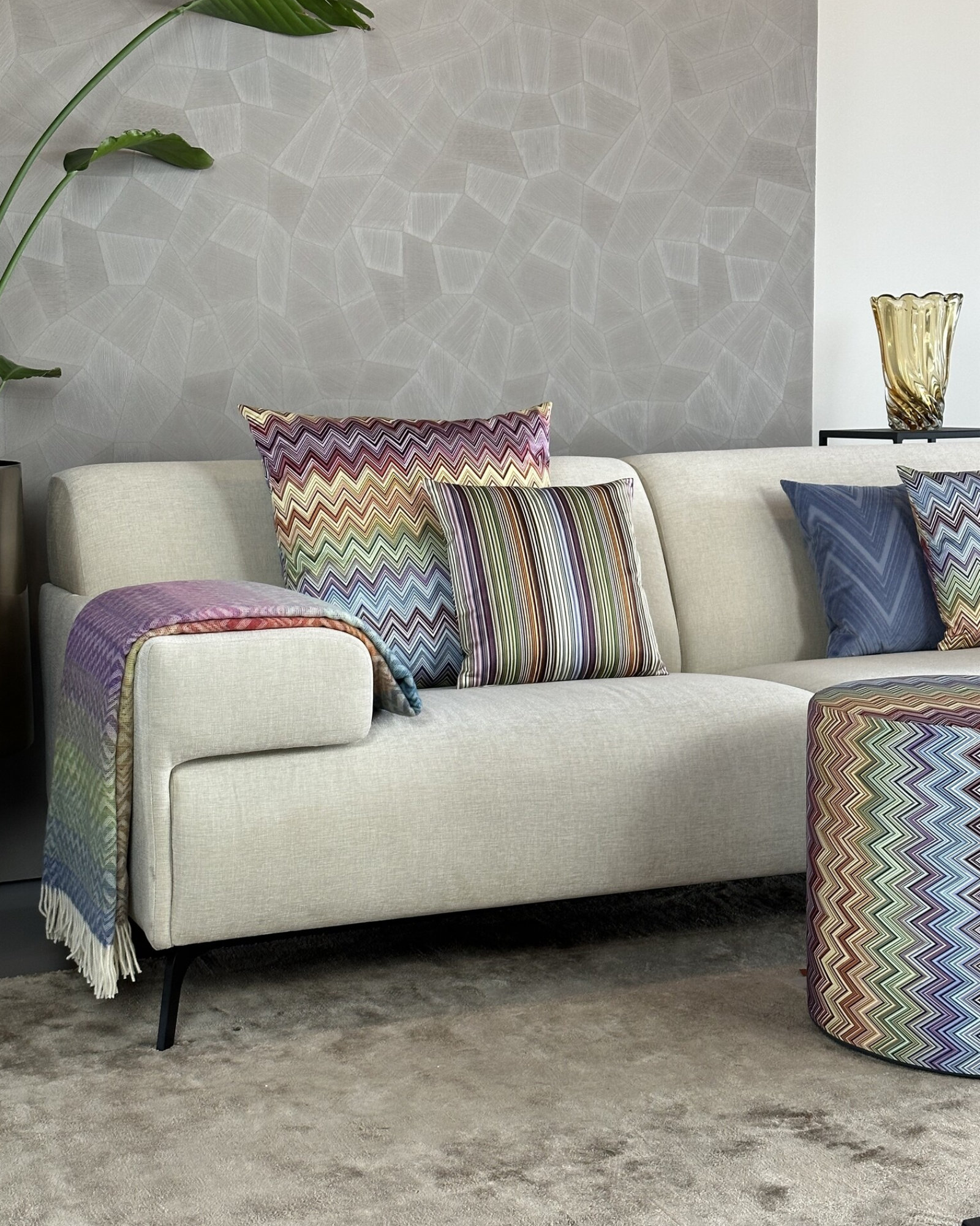 Missoni - Cushion JARRIS c.156 multi - 40x40 cm - c.156 multi