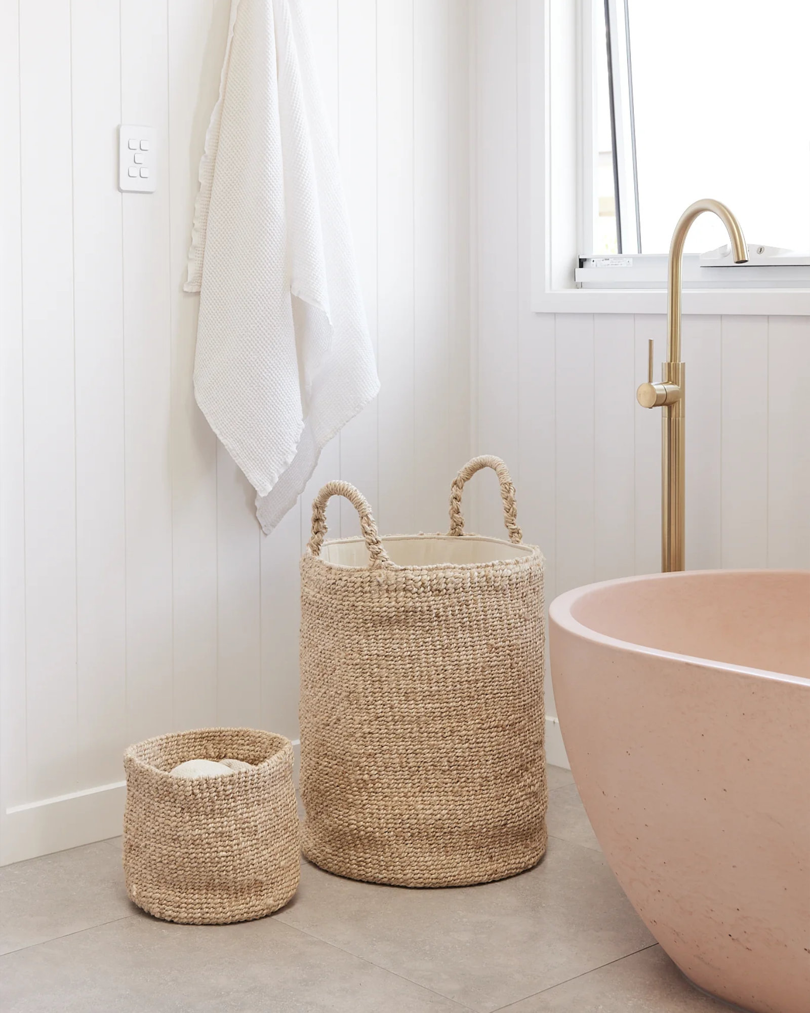 The Dharma Door - Laundry basket SEAFARER - XL - Natural