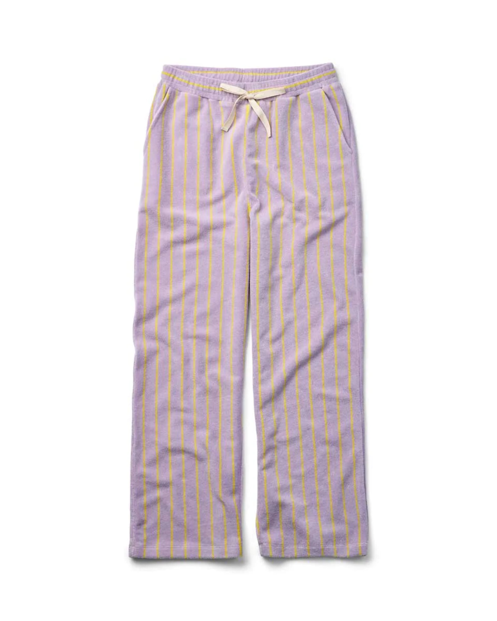 Bongusta - Pants NARAM Lilac & neon yellow - size 0 (SM) - Lilac & neon yellow