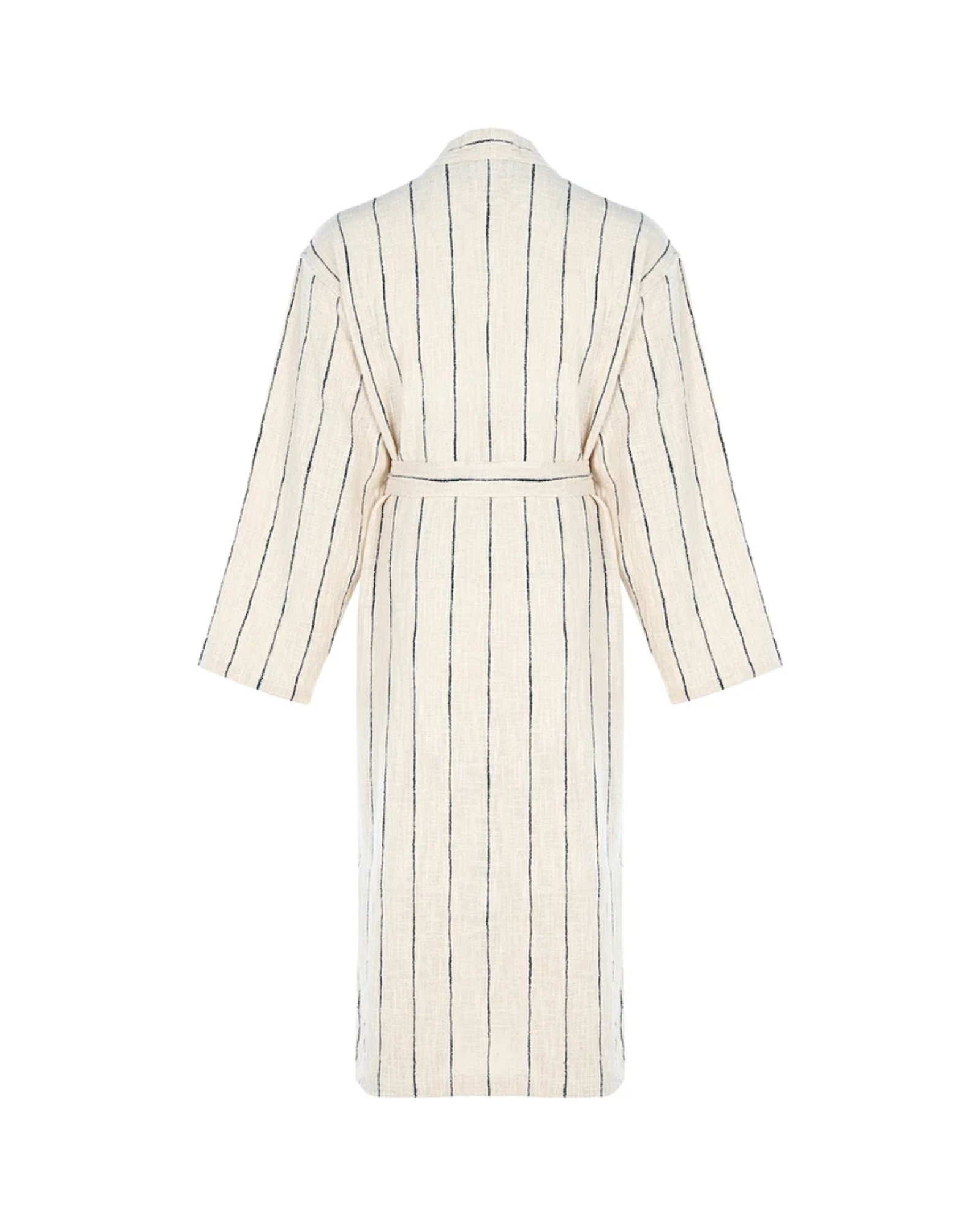 Mizar & Alcor - Bathrobe SURO Natural/navy - ME/LA - Natural/navy