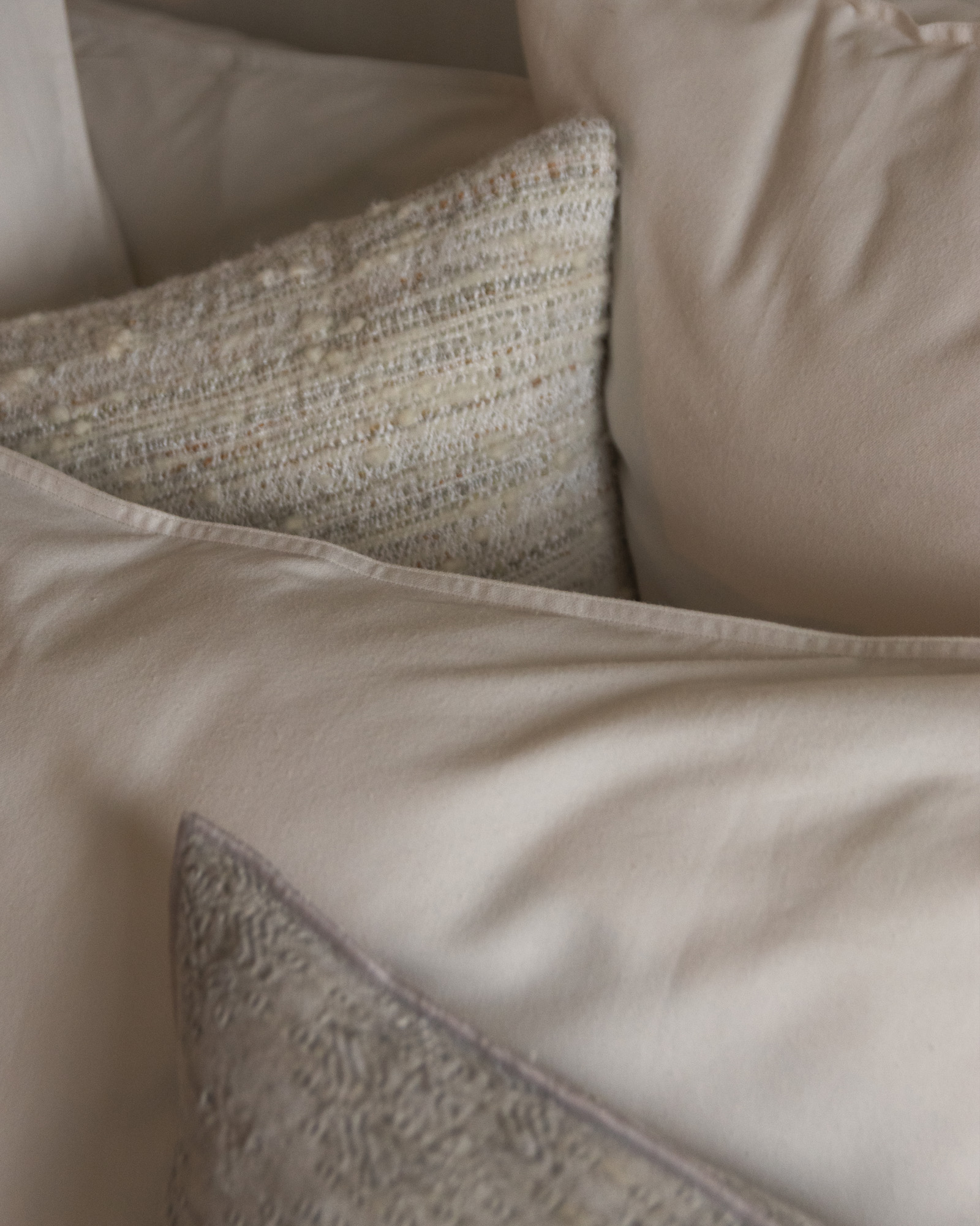 Pillowcase TIGNES Ivory (uni)