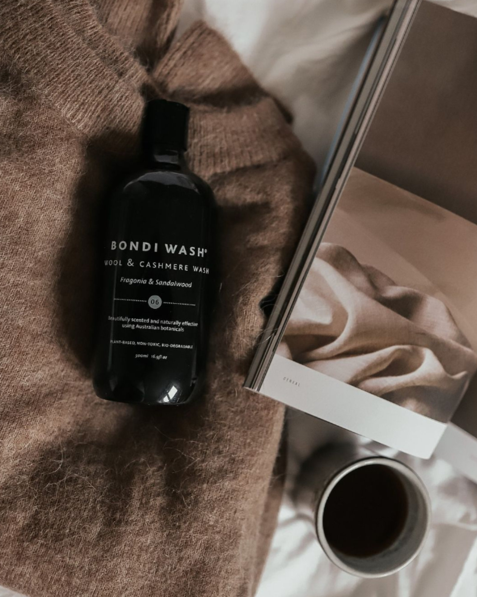 Bondi Wash - Detergent WOOL & CASHMERE Fragonia & Sandalwood - 500ml - Fragonia & Sandalwood