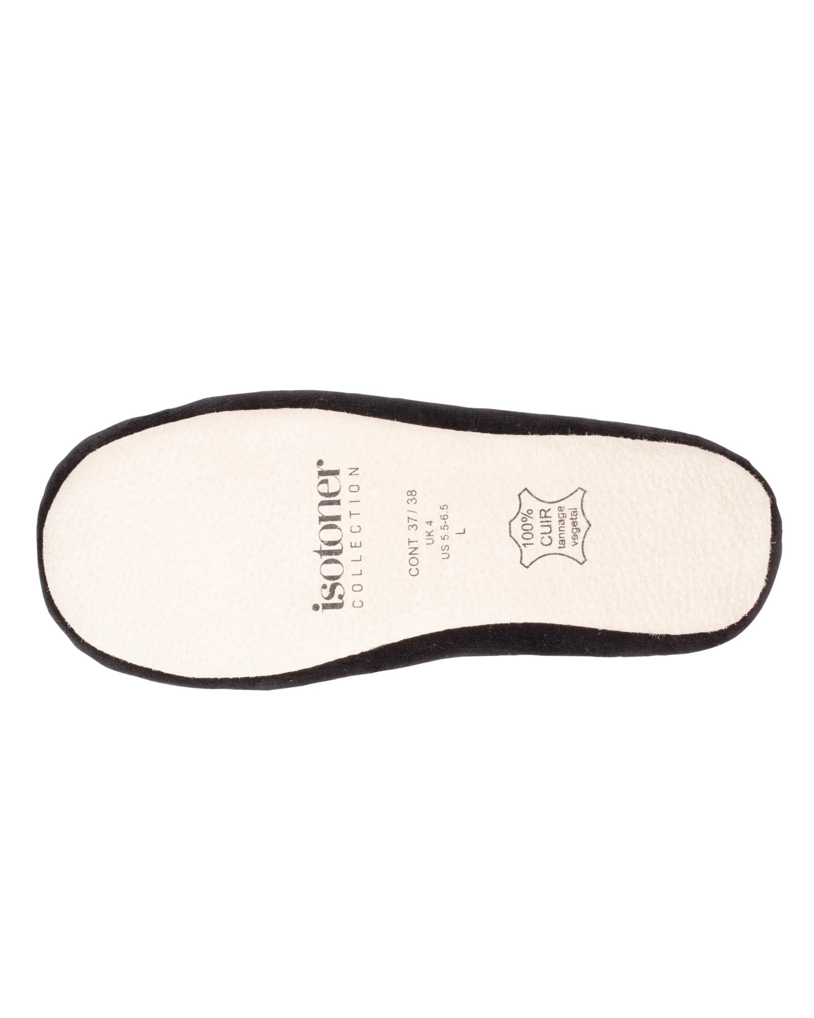 Slippers BALLERINE 41 42 Black PANBALL999X3