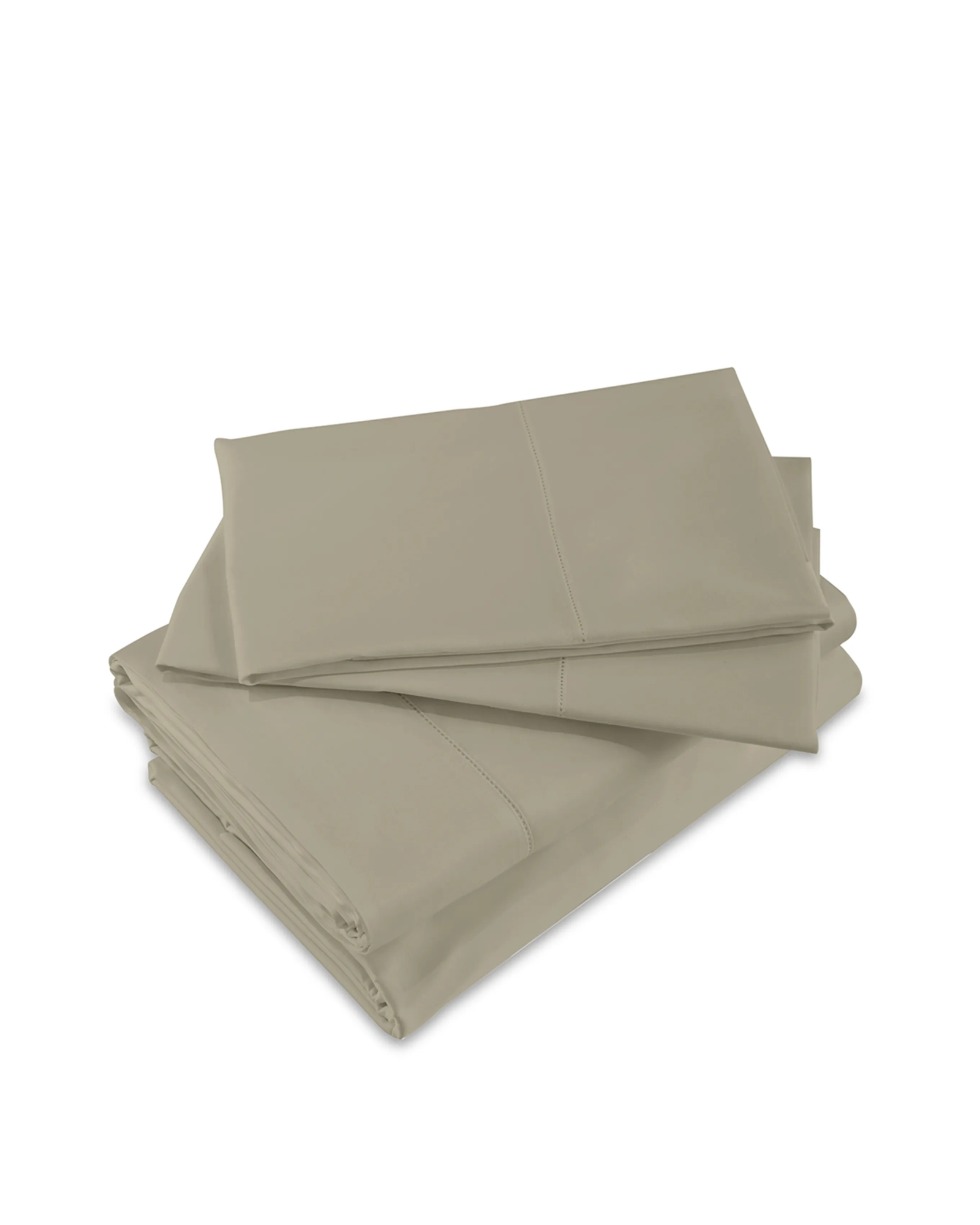 Signoria - Dekbedset RAFFAELLO Khaki - 140x220 cm + 1 sloop 65x65 cm - Khaki