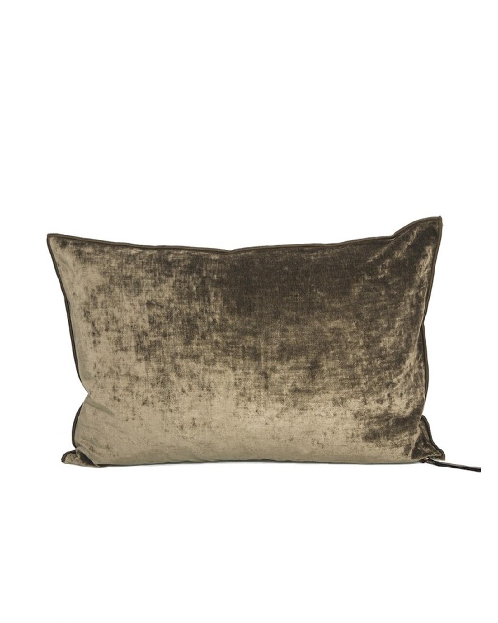 Maison de Vacances - Coussin VELOURS ROYAL Kaki - 40x60 cm - Kaki