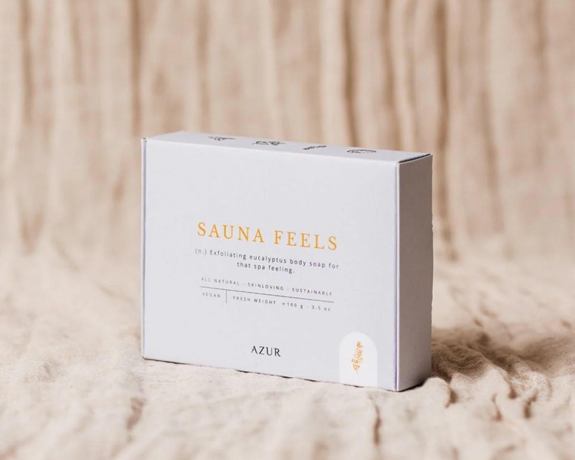 Azur Natural Bodycare - Savon SAUNA FEELS - 100g - saun_000