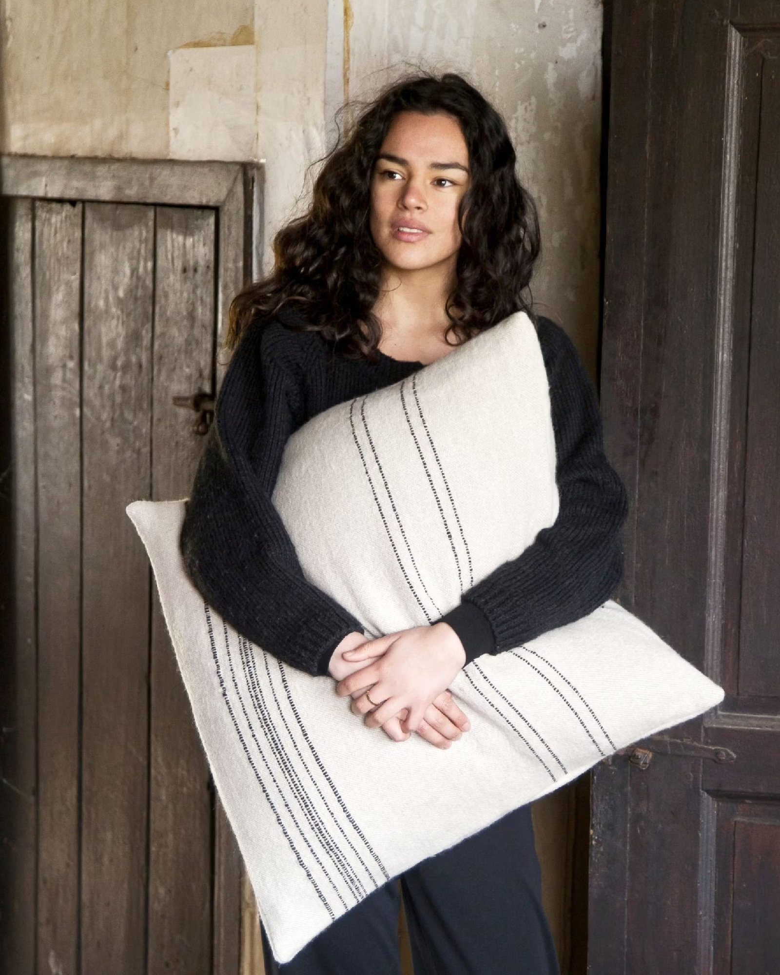 Libeco - Kussen THE MOROCCAN STRIPE - 63x63 cm - moro_000