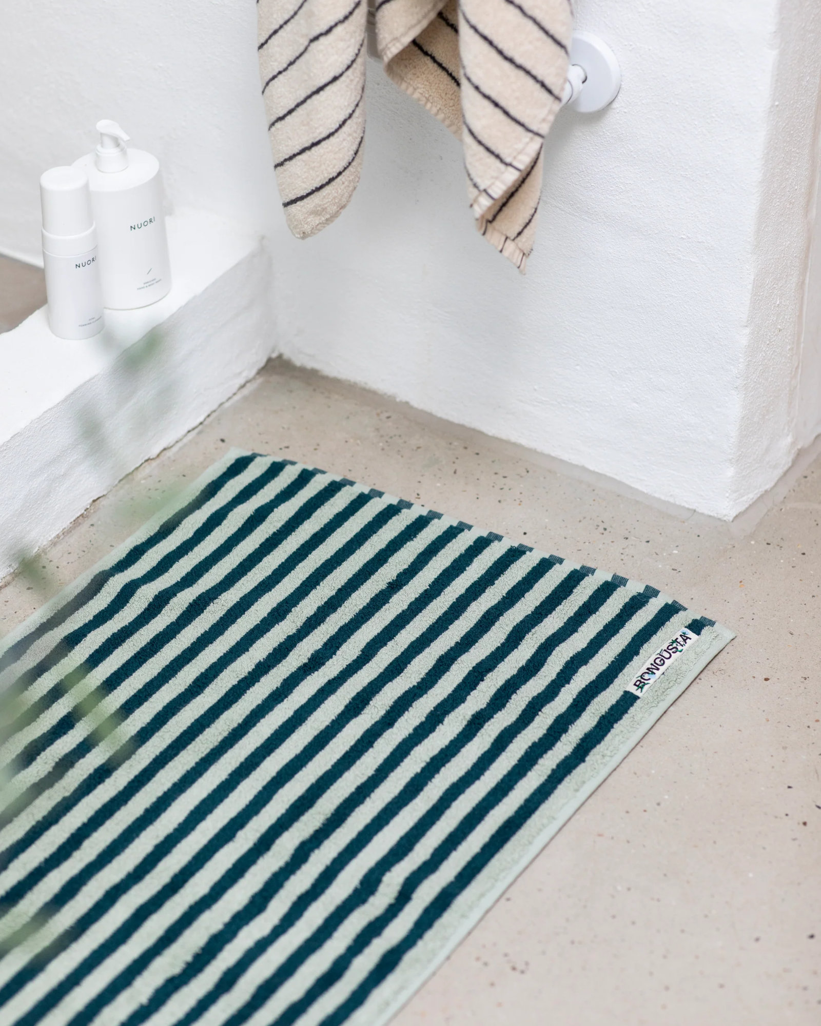 Bathmat NARAM Seafoam & deep teal