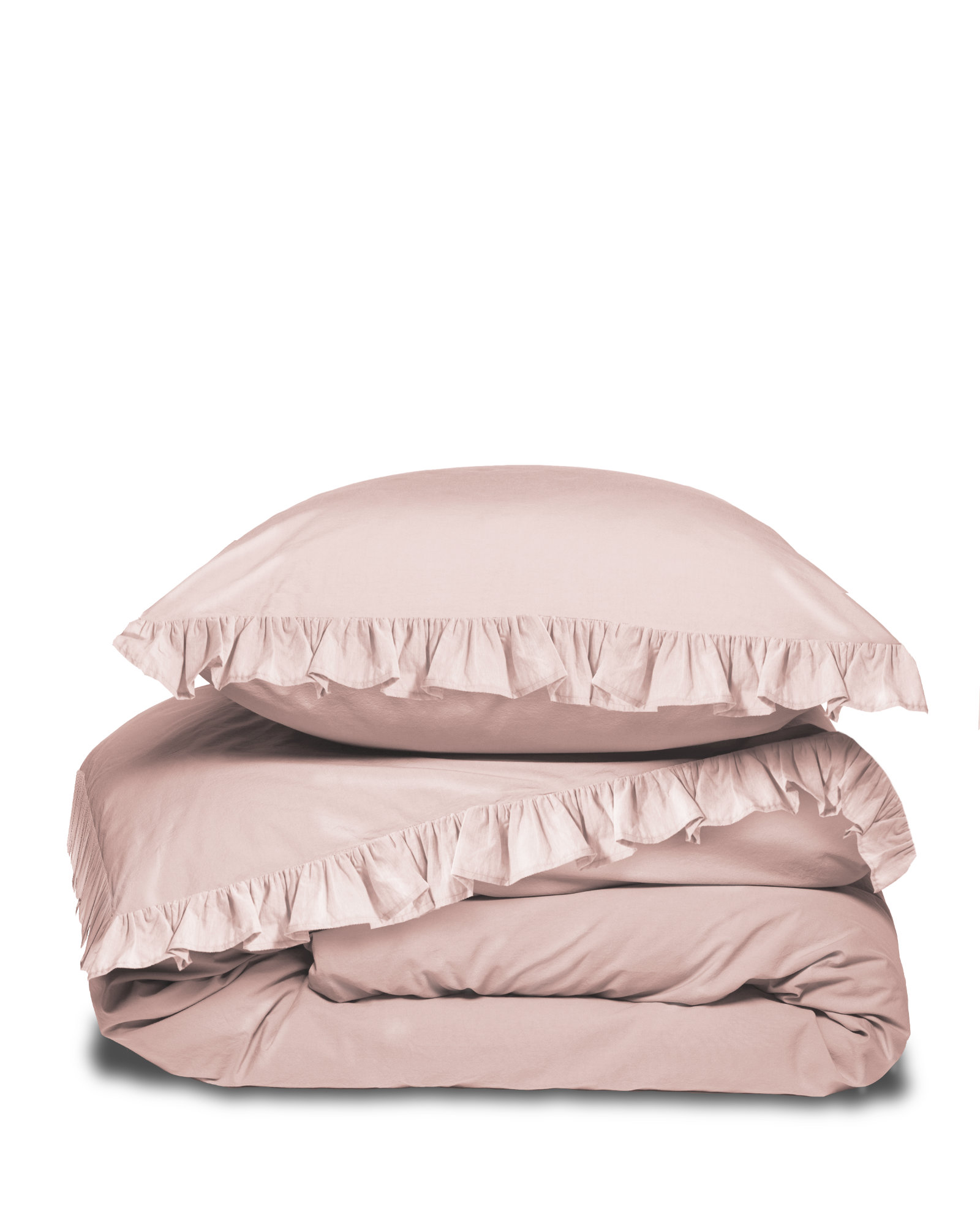 MARIE-MARIE - Dekbedset ROMANTIC RESORT Shell Kiss - 140x220 cm + 1 sloop 65x65 cm - Shell Kiss