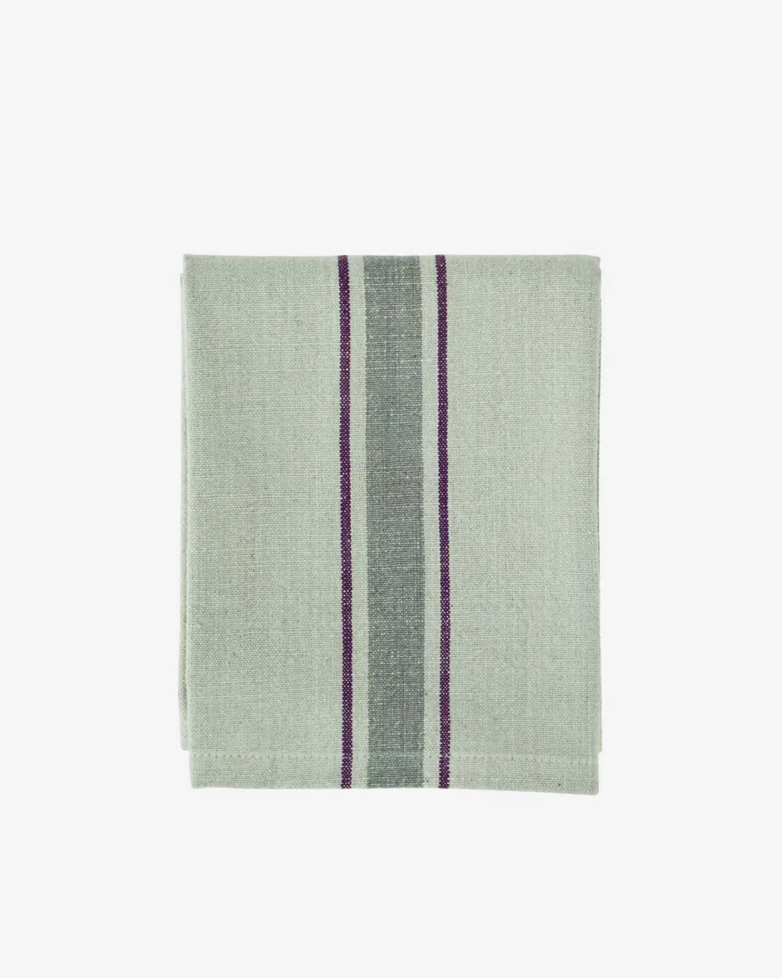 Torchon STRIPED Sage, dusty green, purple