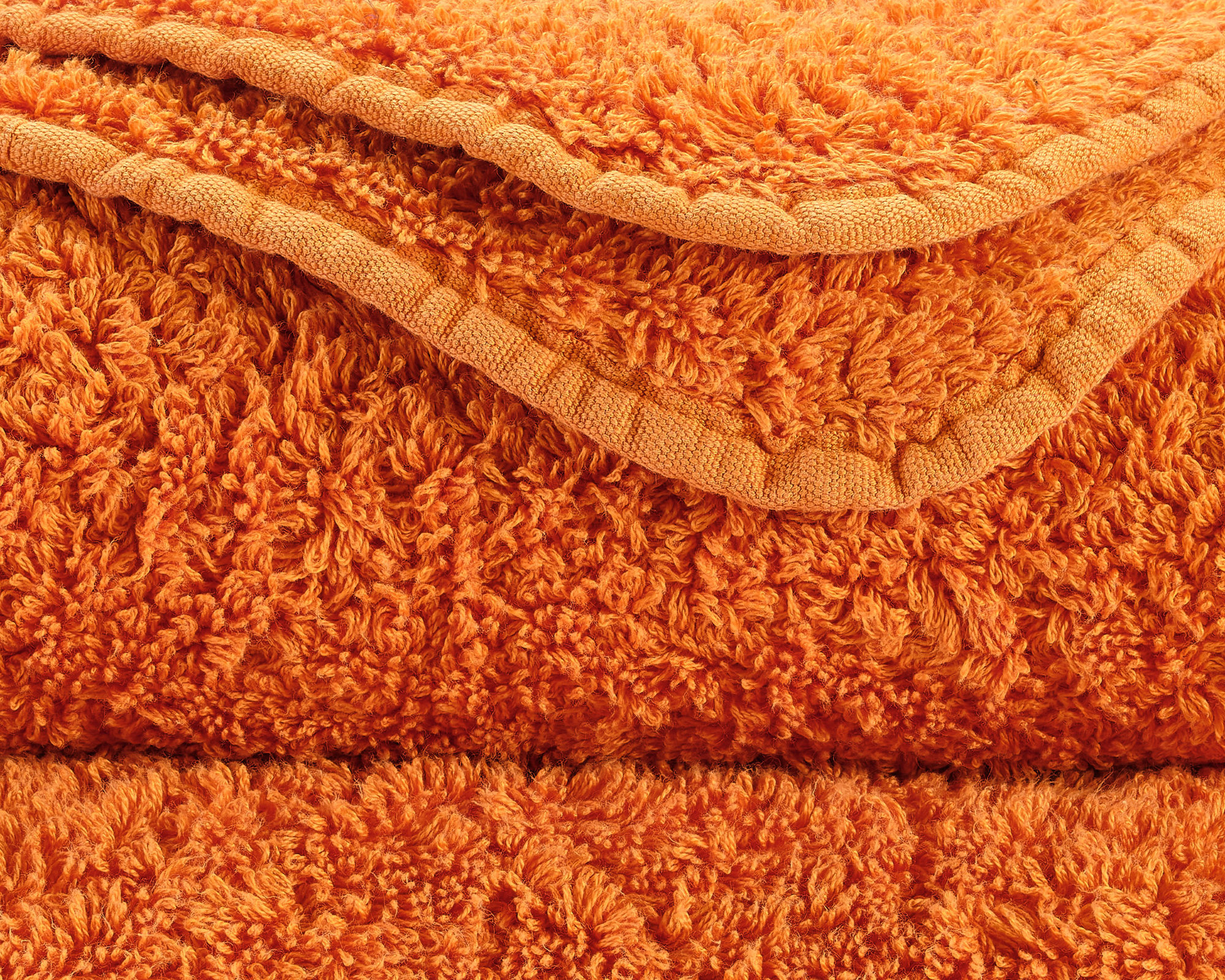Abyss & Habidecor - Hand towel SUPER PILE 614 Tangerine - 55x100 cm - 614 Tangerine 