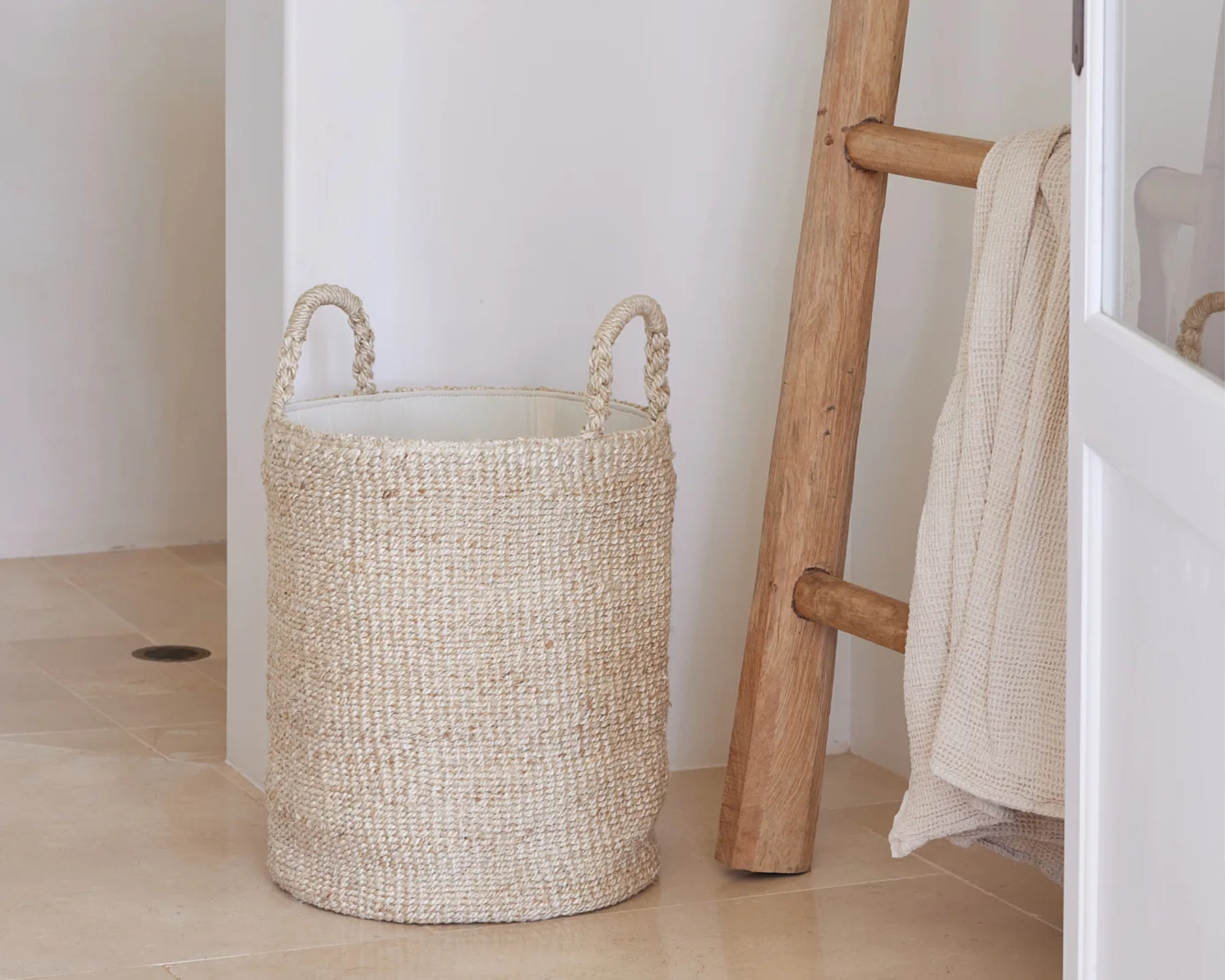 The Dharma Door - Laundry basket SEAFARER - XL - Natural