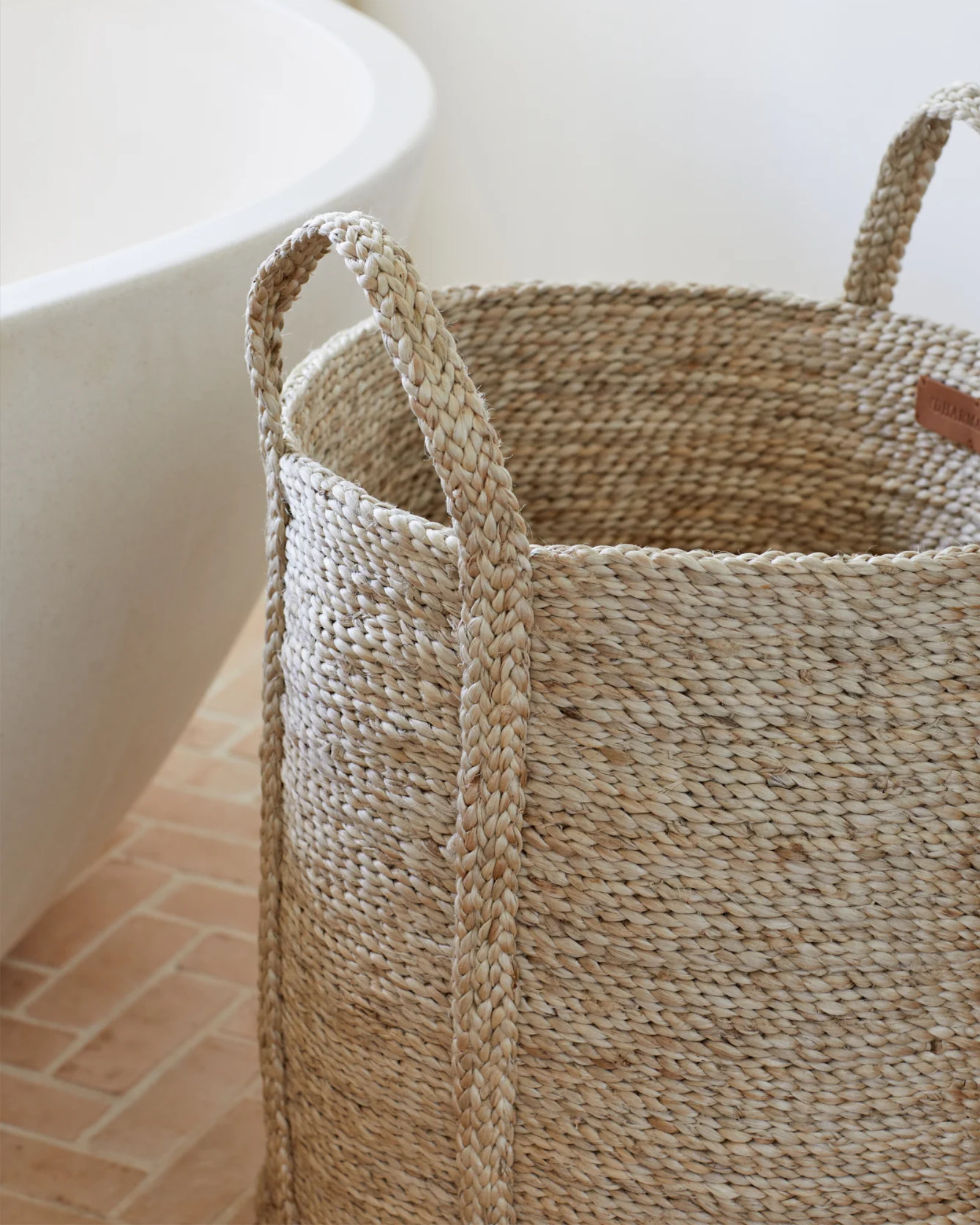 The Dharma Door - Laundry basket BASKET ROUND - LA - Natural