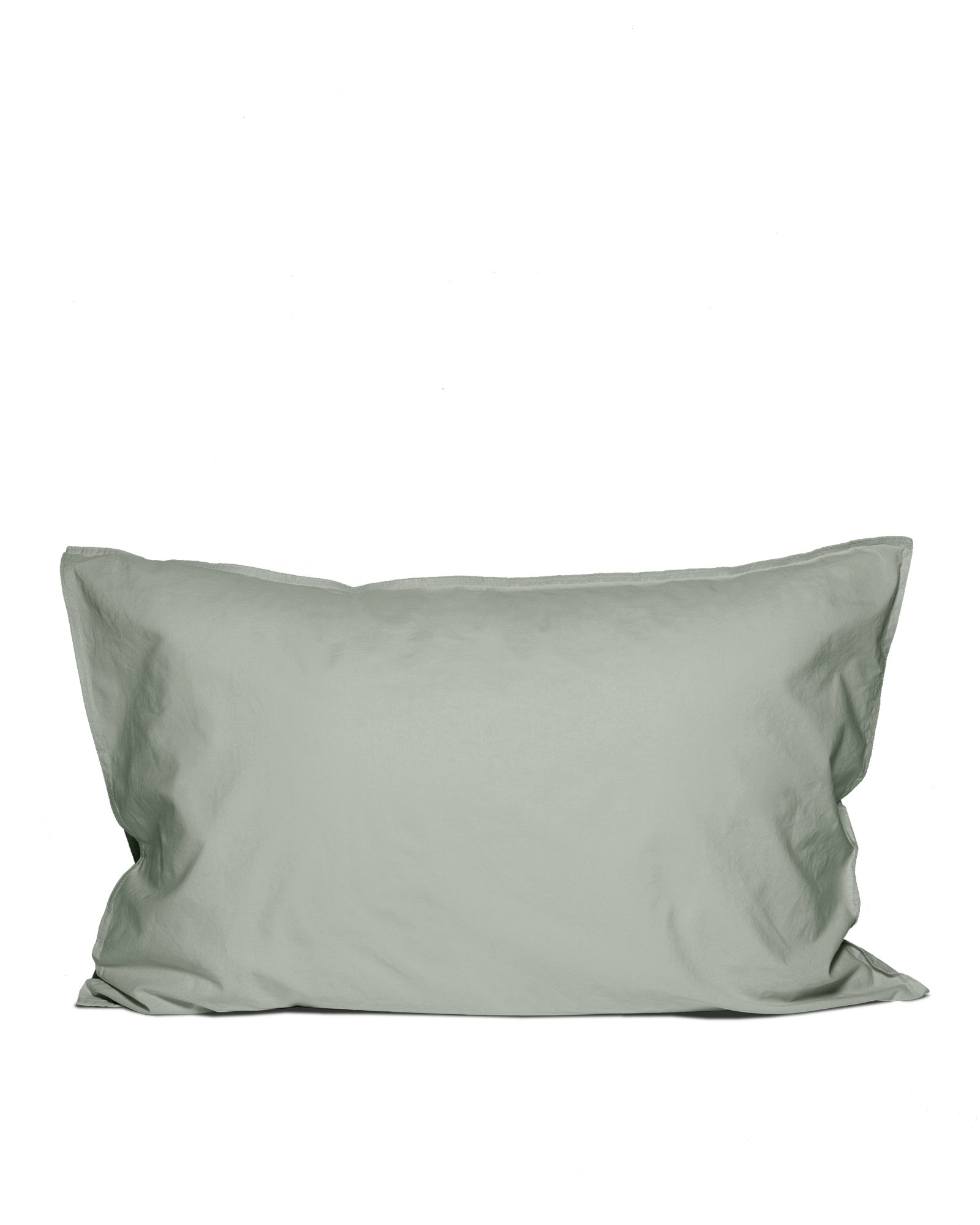 MARIE-MARIE - Taie d'oreiller VINTAGE COTTON Olive - 50x75 cm - Olive