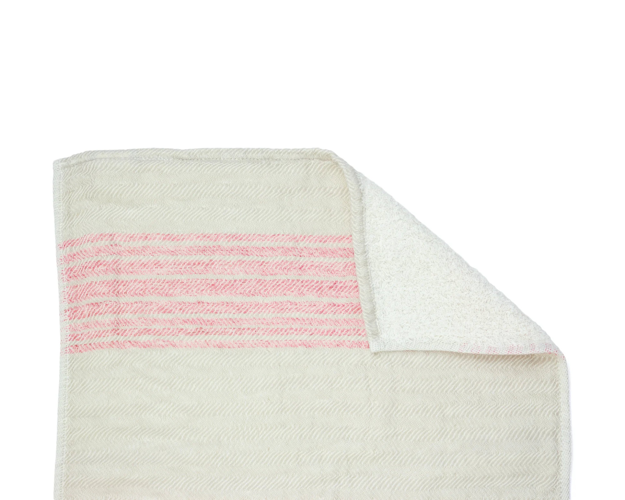 Kenkawai - Handdoek FLAX Pink - 60x125 cm - Pink