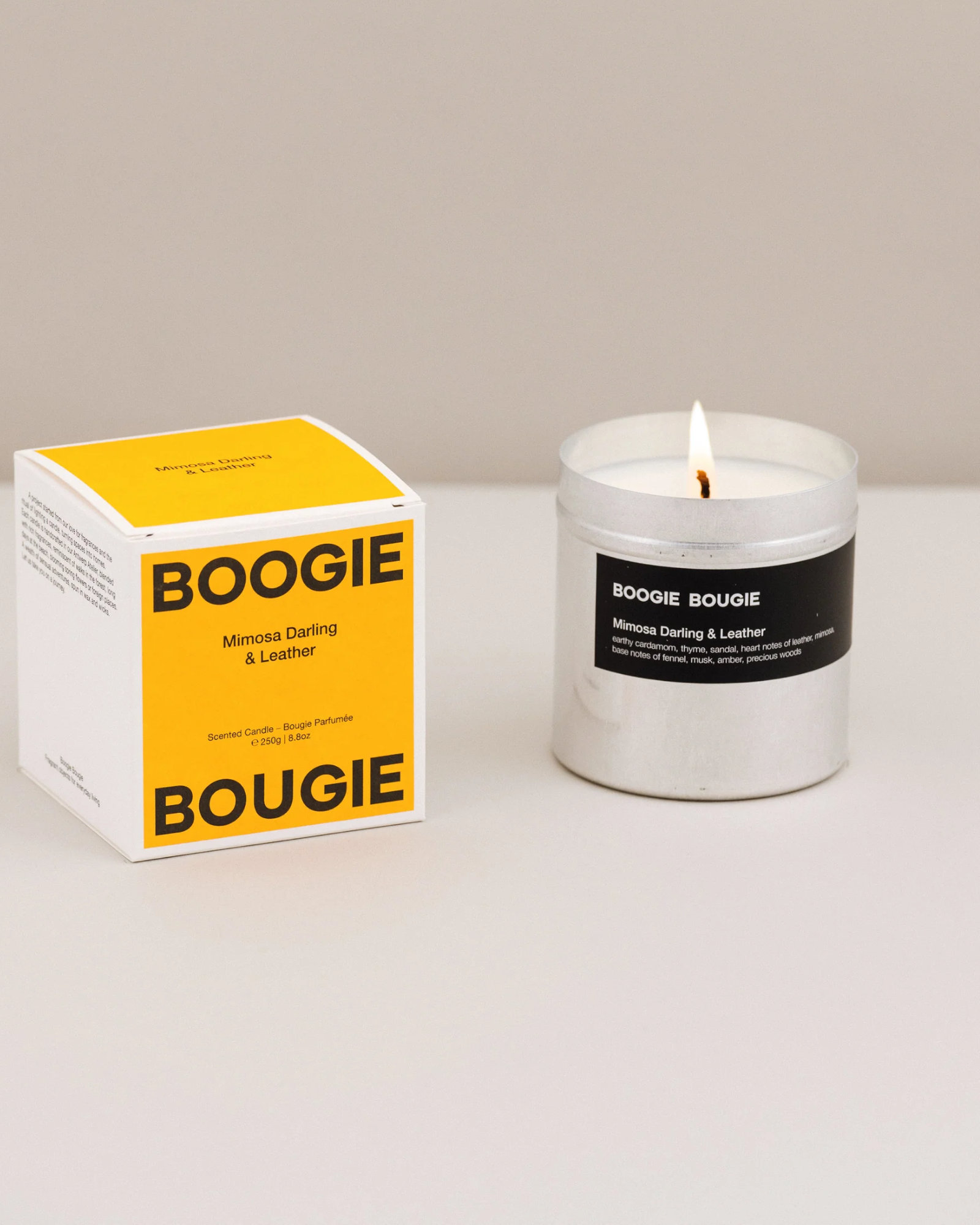 Boogie Bougie - Geschenkbox geurkaarsen TRIPLE While summer shifts - 3x100gr - While summer shifts