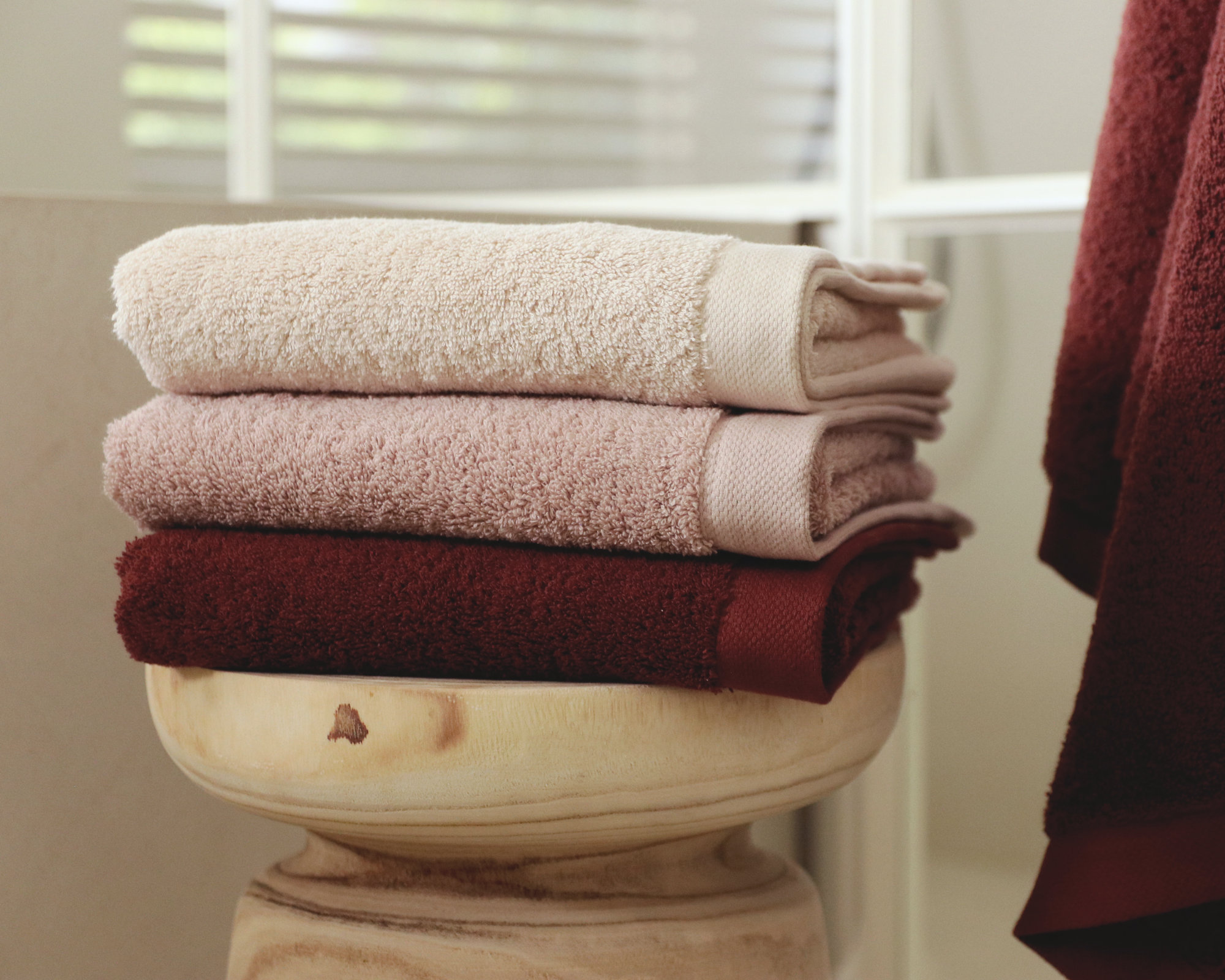 MARIE-MARIE - Hand towel MIRACLE 790 Chestnut - 50x100 cm - 790 Chestnut